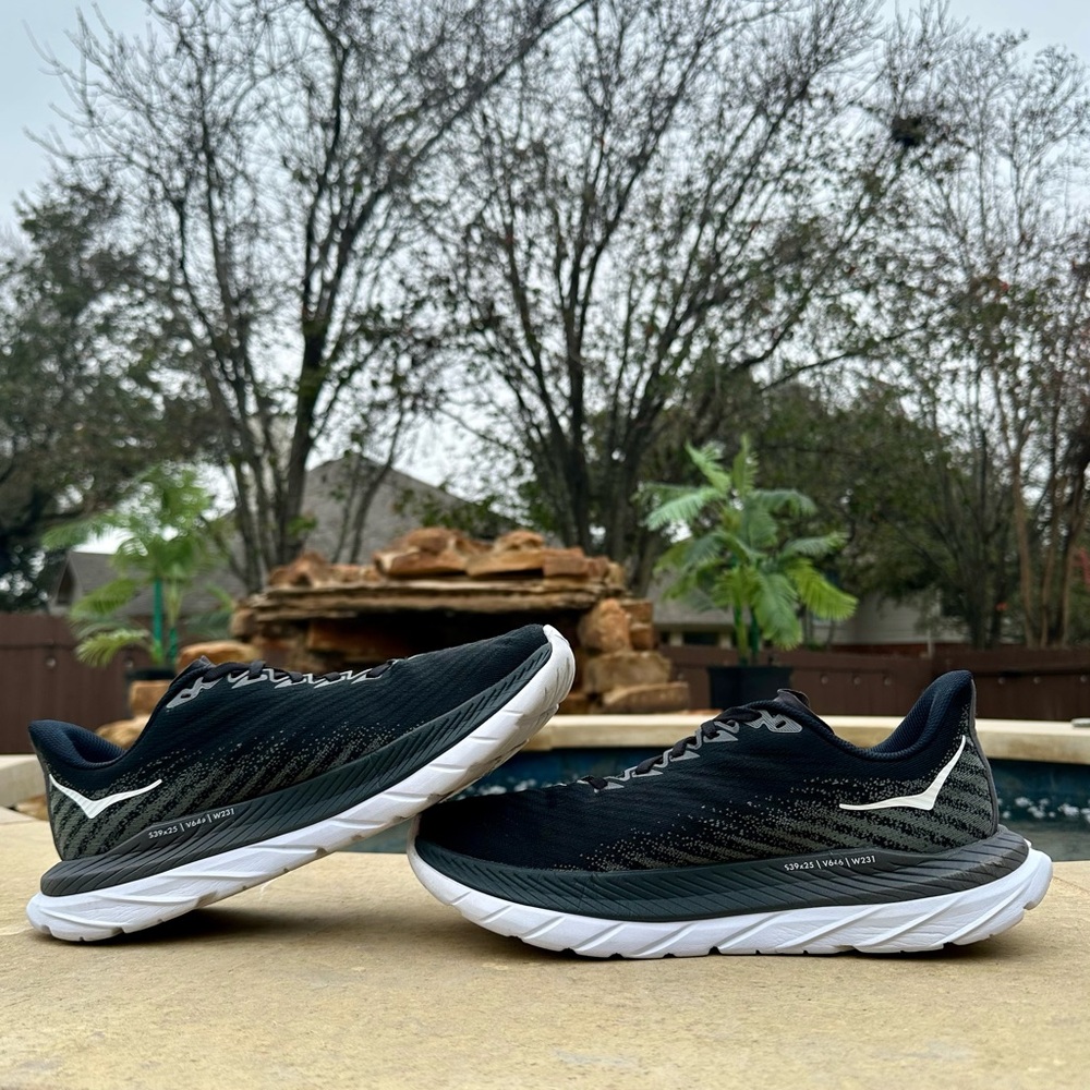 Size 9.5 D Men’s - Hoka One One Mach 5 Black Castlerock - Picture 2 of 8